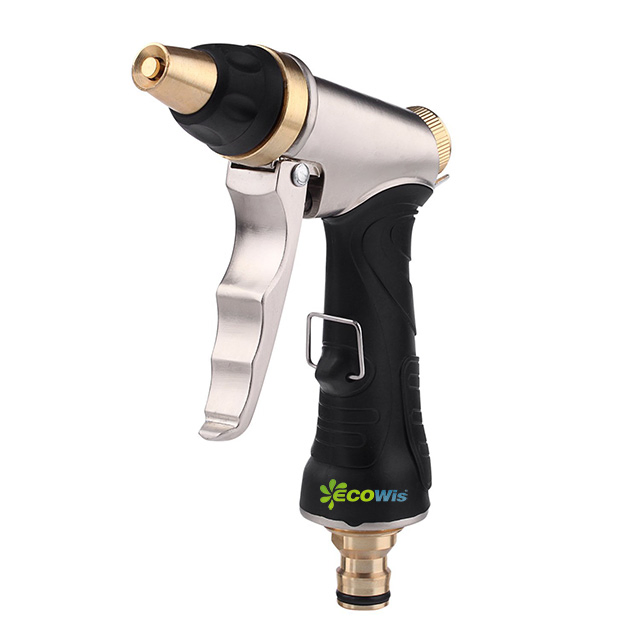 Heavy Duty Nozzle Garden Hose Squirt Gun, Adjustable Brass Nozzle Garden Hose Squirt Gun, New Stylish Irrigation Aqua Gun Sprayer