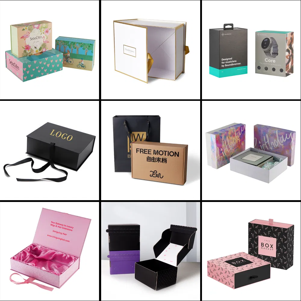 Drawer Box Earbuds Headphones Packaging Gift Paper Cardboard Gift Box