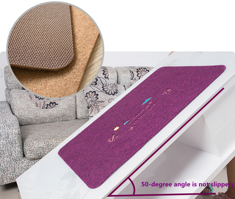 Anti-Skid Highly Absorbent Custom Embroidery Pattern Washable Kitchen Mat Rug Carpet