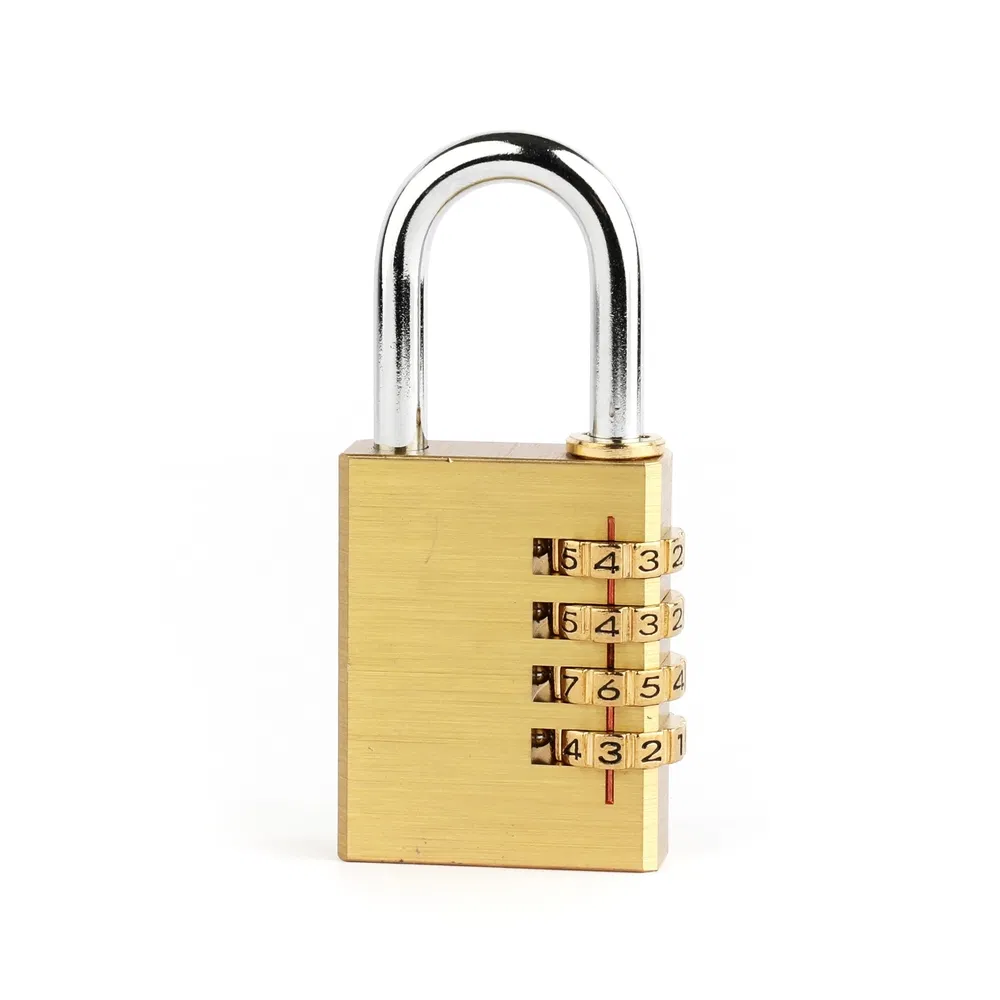 China Brass 3-Digit Password Locker Combination Padlock for Cabinet