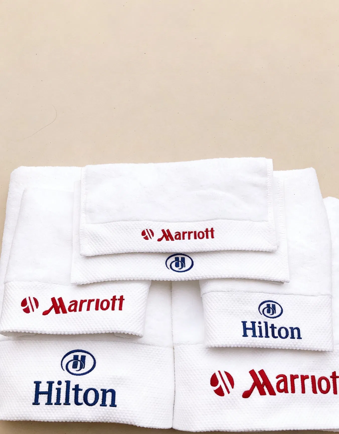 High Quality Custom Hotel Luxury 100% Cotton Face Hand Bath Washing Towels