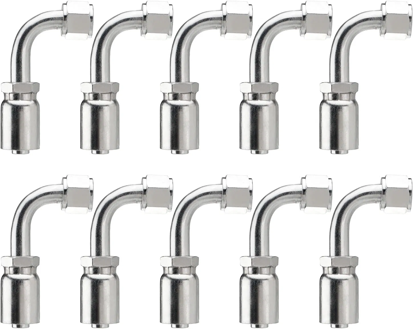 Гидравлический фитинг Huaj 3/8" JIC 37° 90° угол