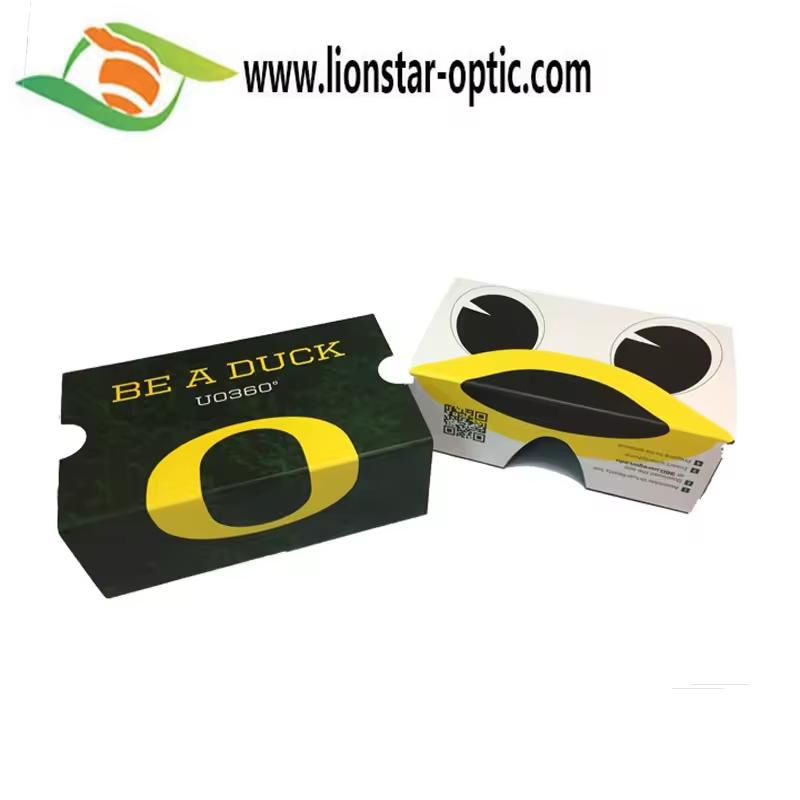 Factory Supply Customize Full Color Logo Printed Lamination Cardboard Google Cardboard Paper Vr Movie Video Glasses