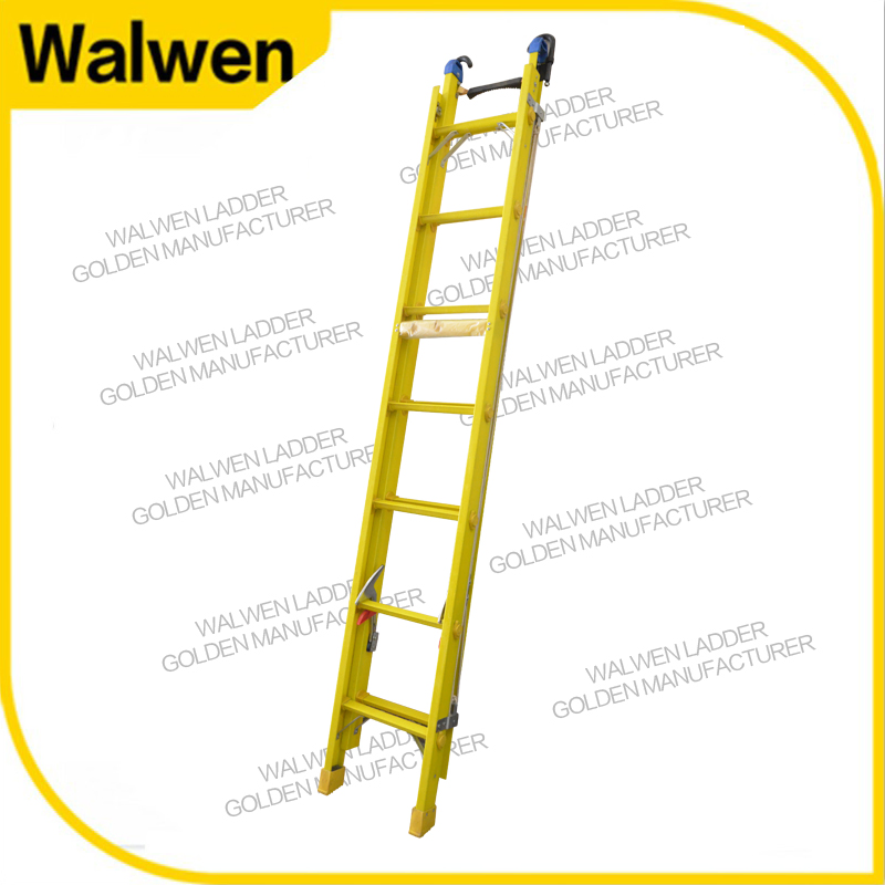 Made in China Safety Use Entire Fiberglass Fully Insulated Extension Ladder