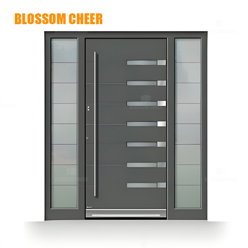 2026 New Design Modern Entry Door Design Stainless Steel Doors for House