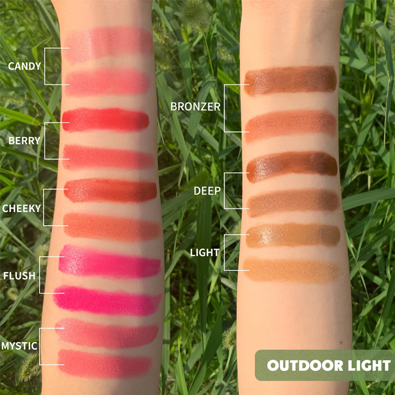 Ditong Long Lasting High Pigment Blush Vegan Face Makeup Palette