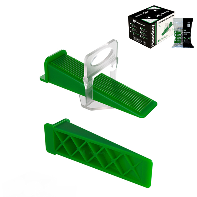 Plastic Tiles Spacer Clips and Wedges Floor Tile Leveling System