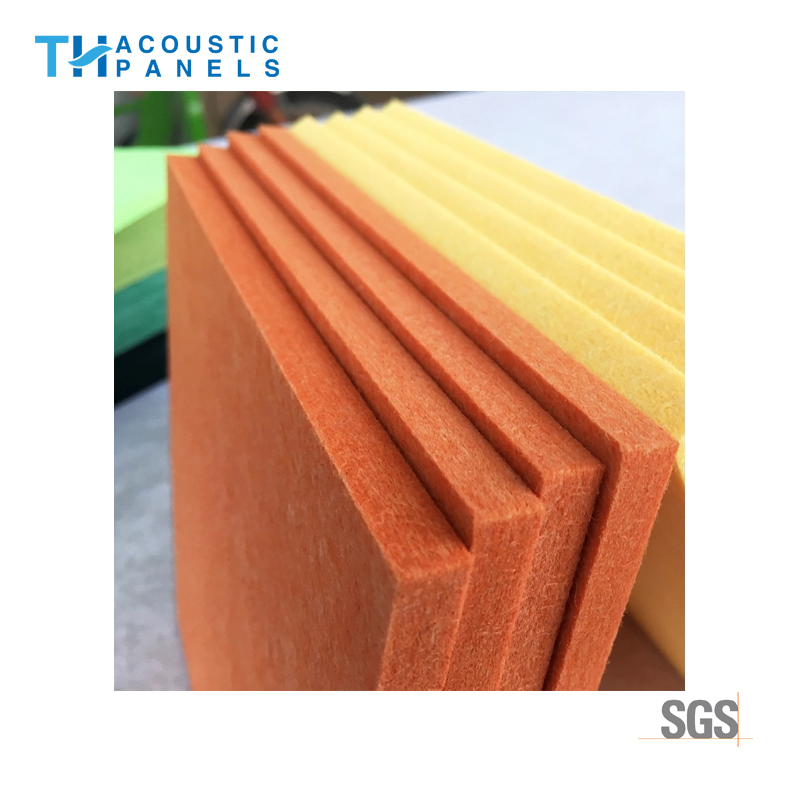 12mm Flame Retartant Polyester Fiber Sound Proofing Panel for Cinema