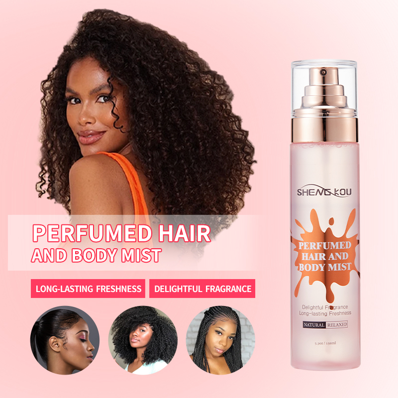 OEM/ODM Salon Use 100% Vegan Fruit Scent Hair Mist Organic Hair Perfume Spray