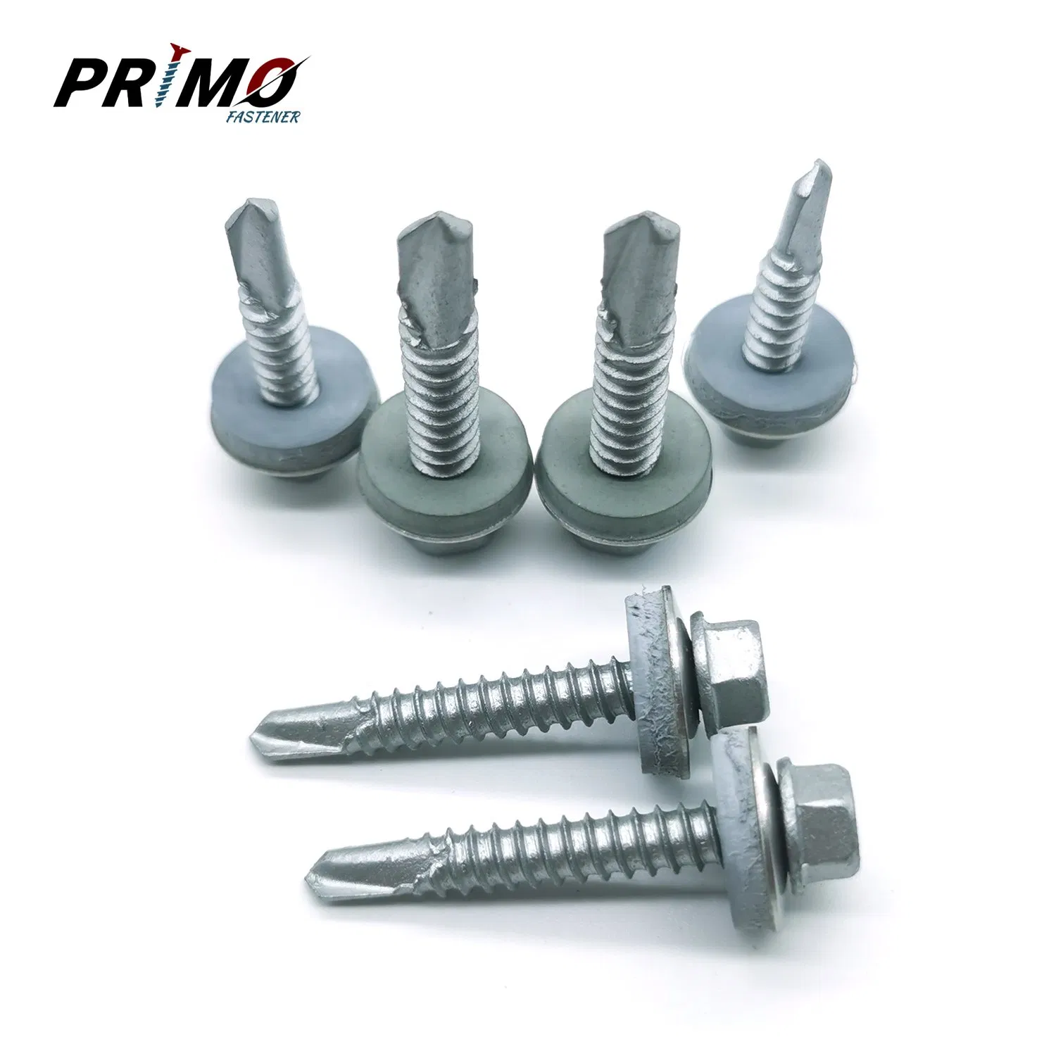 #12 #14*25mm 38mm 50mm Hex Head Bi-Metal Self Drilling Screw with Ruspert Coating