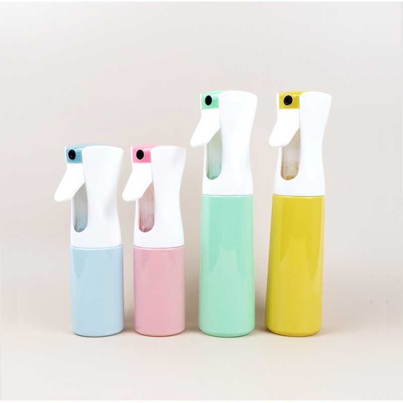 200ml 300ml 500ml Continuous Reusable Plastic Fine Mist Spray Bottle for Hairdressing Cleaning Gardening