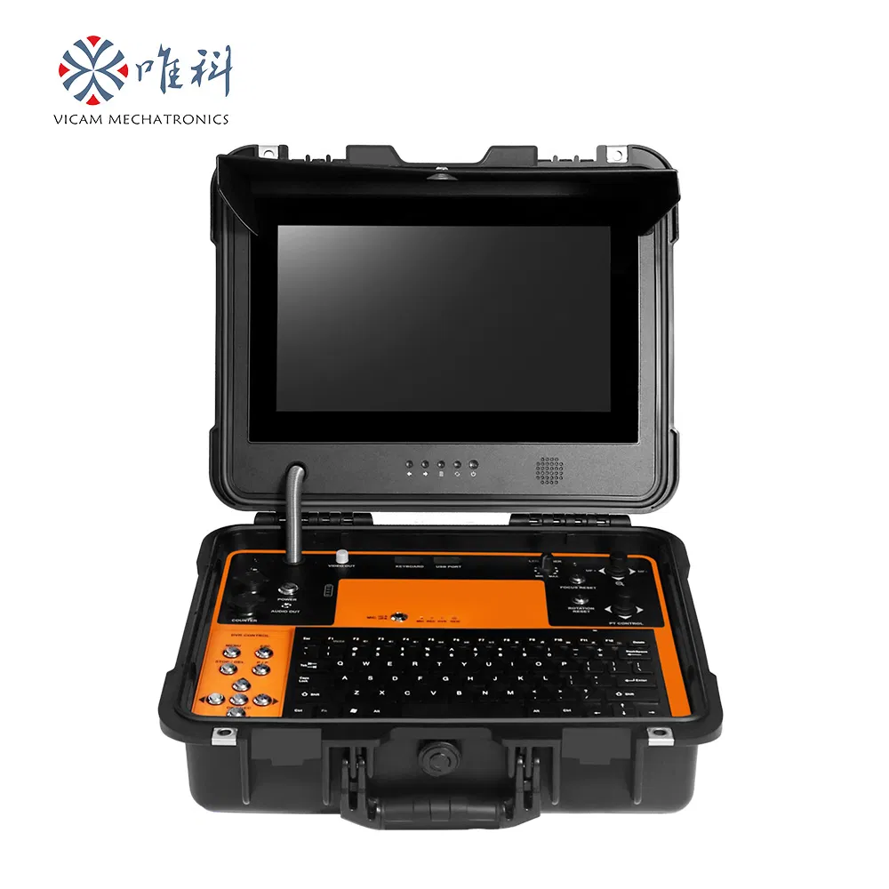 Vicam HD Wateproof Pipe Inspection Camera with 512Hz Transmitter Pan Tilt Camera
