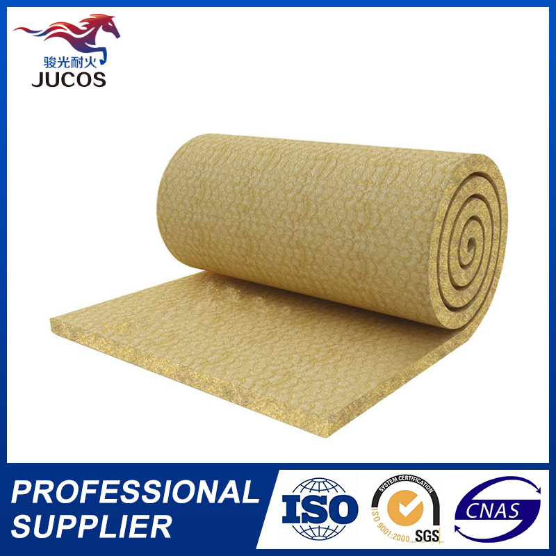 Fire Resistant High Temperature Roof Insulation Rock Wool Blanket Roll Felt