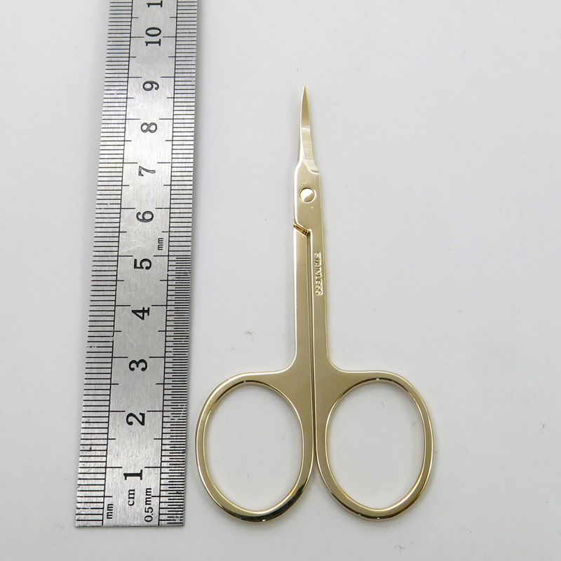 Stainless Steel with Golden Dead Shin Remover Scissor Durable Makeup Tool Beauty Scissor