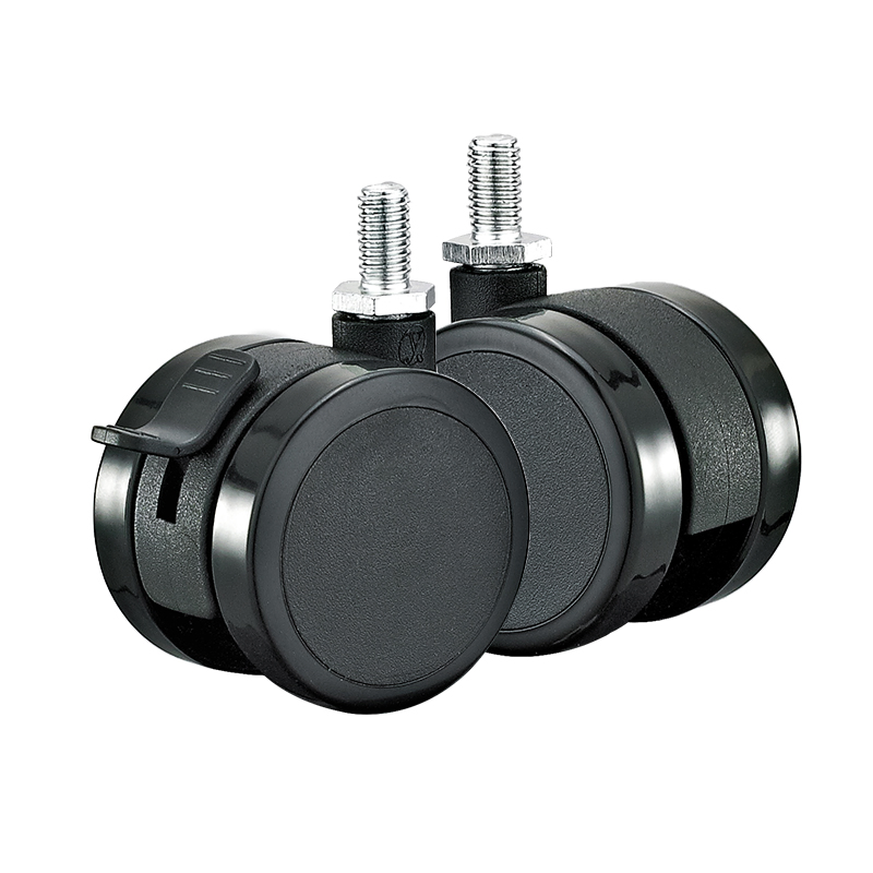 2'' Top Plate Swivel Twin Wheels Medical Furniture Wheel Nylon Casters Wheels