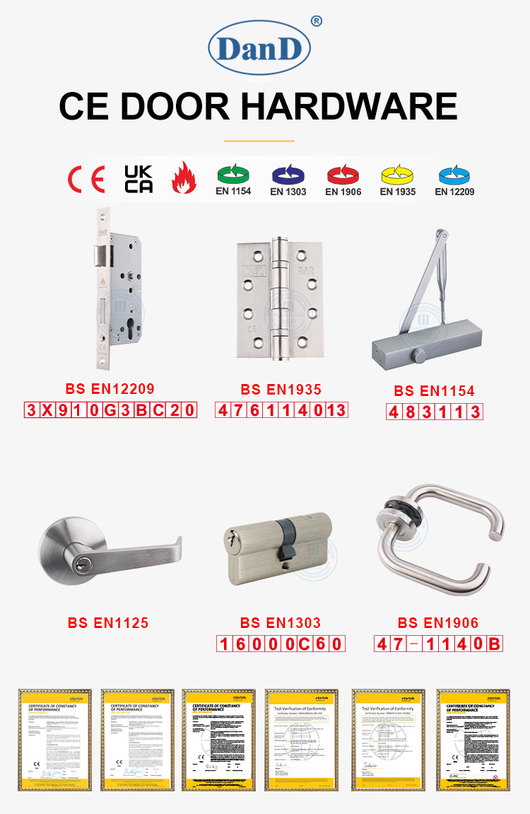 Euro Fire Rated SUS304 Mortise Night Lock for Safety
