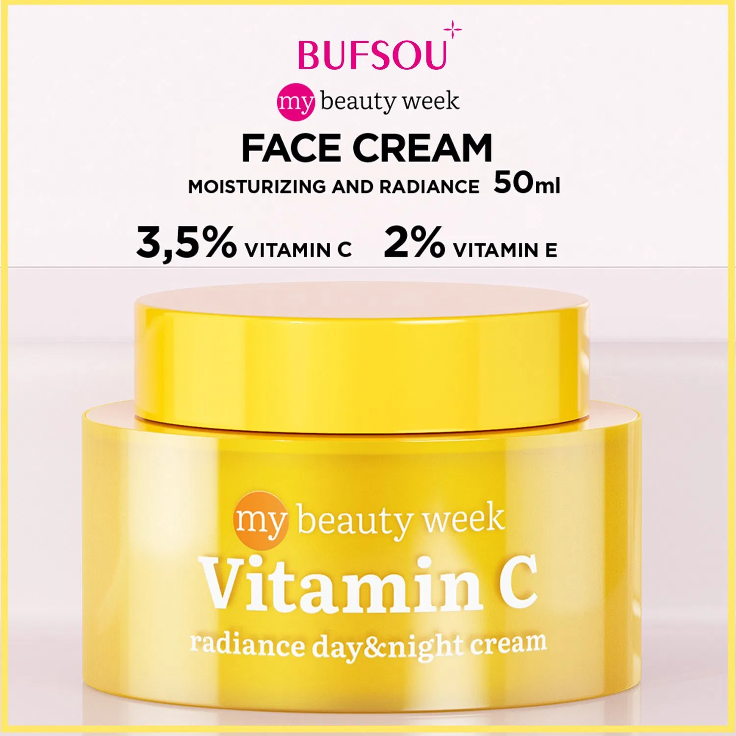 New Arrival Private Label Natural Vitamin C Whitening Anti Aging Wrinkle Acne Dark Spot Remover Brightening Face Cream