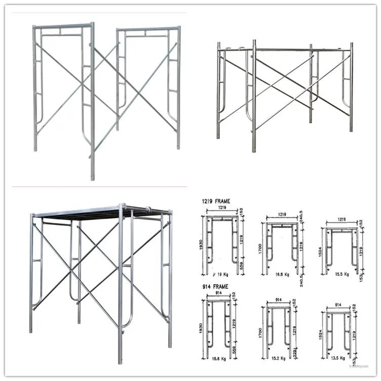 Automatic Welding Painted HDG Galvanized H/Door Work Platform Frame Scaffolding for Building