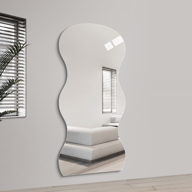Custom Full-Lenght Dressing Wall Mounted Arch Oval Rectangle Irregular Bedroom Frameless Mirror