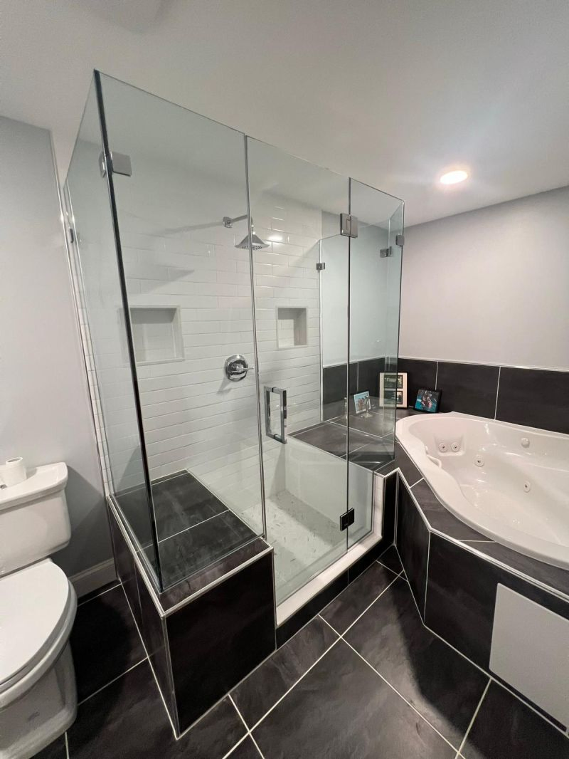 Solid Brass Glass Shower Door Hardware