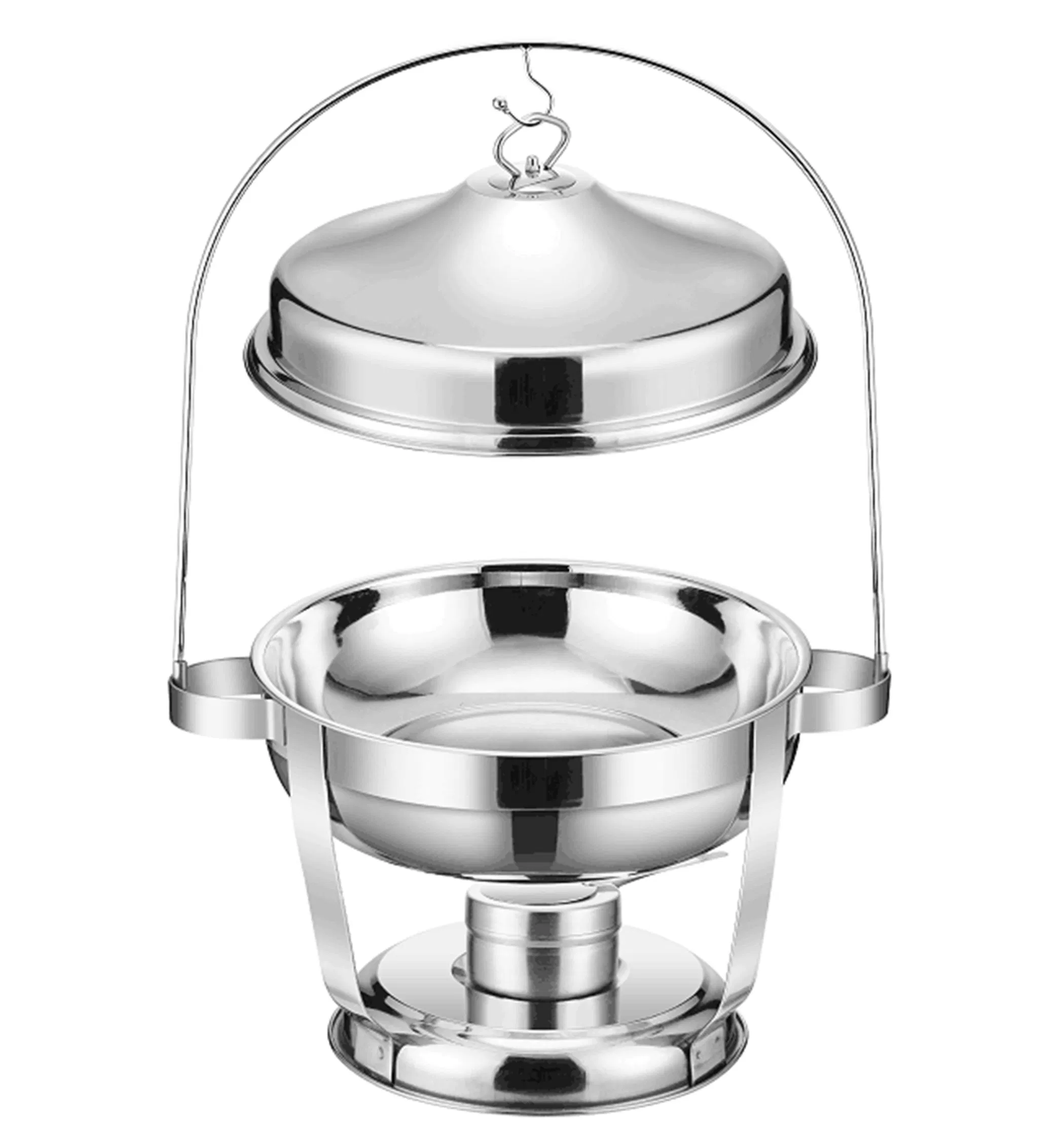 4.5L 9L 20L Restaurant Hot Pot Stainless Steel Buffet Stove Chafing Dish