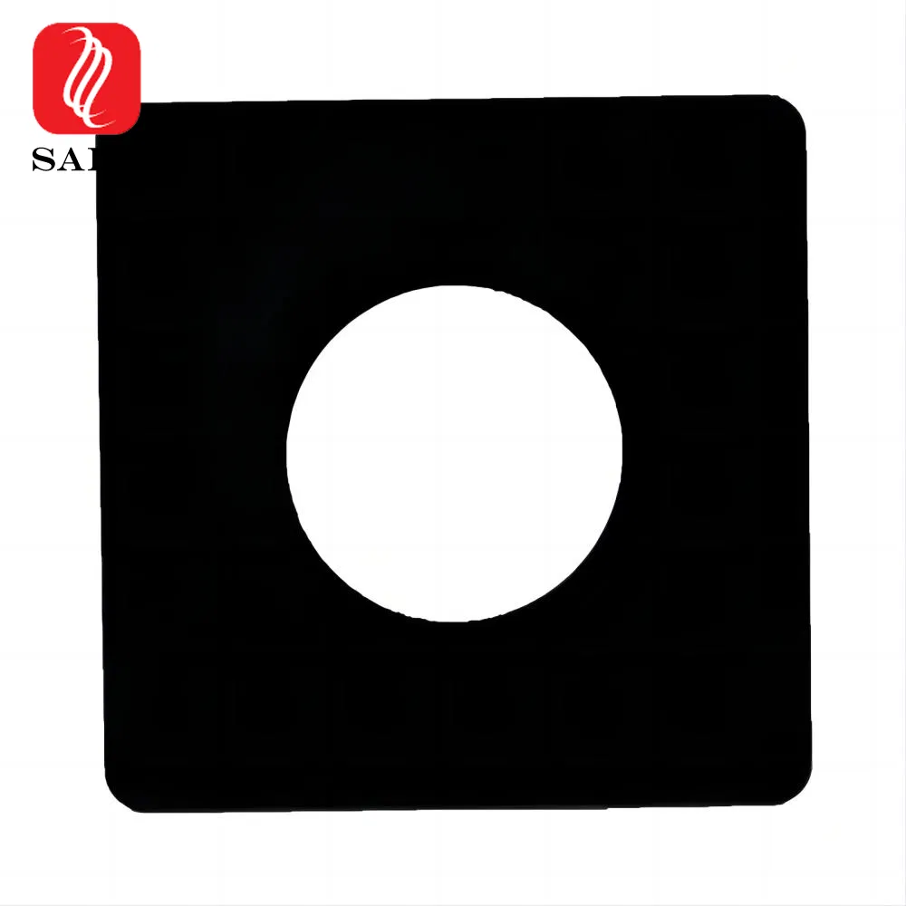 OEM High Temperature 4mm Thickness Tempered Black Ceramic Glass for Induction Cooker