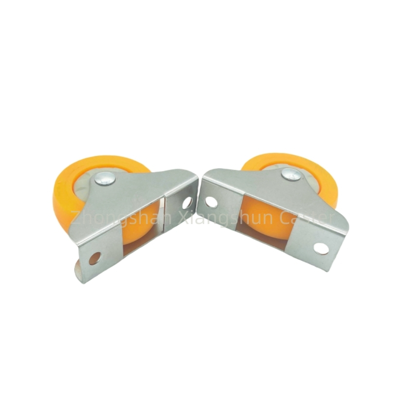 Factory Top Plate Fixed Caster Wheels for Trundle Bed Cabinet Drawer