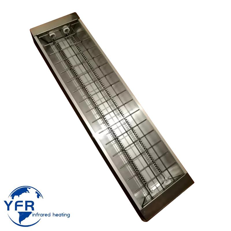 700W Far Infrared Double Carbon Fiber Heater Radiant Wave Paint Curing Heating Lamp Infrared Heater for Baking Oven