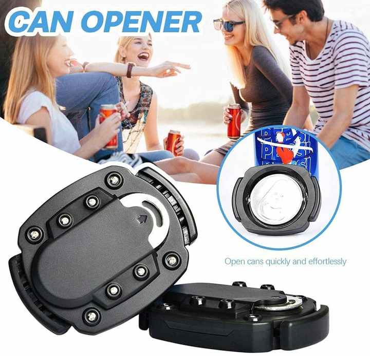 Portable Multifunctional Stainless Steel Bottle Opener for Cans
