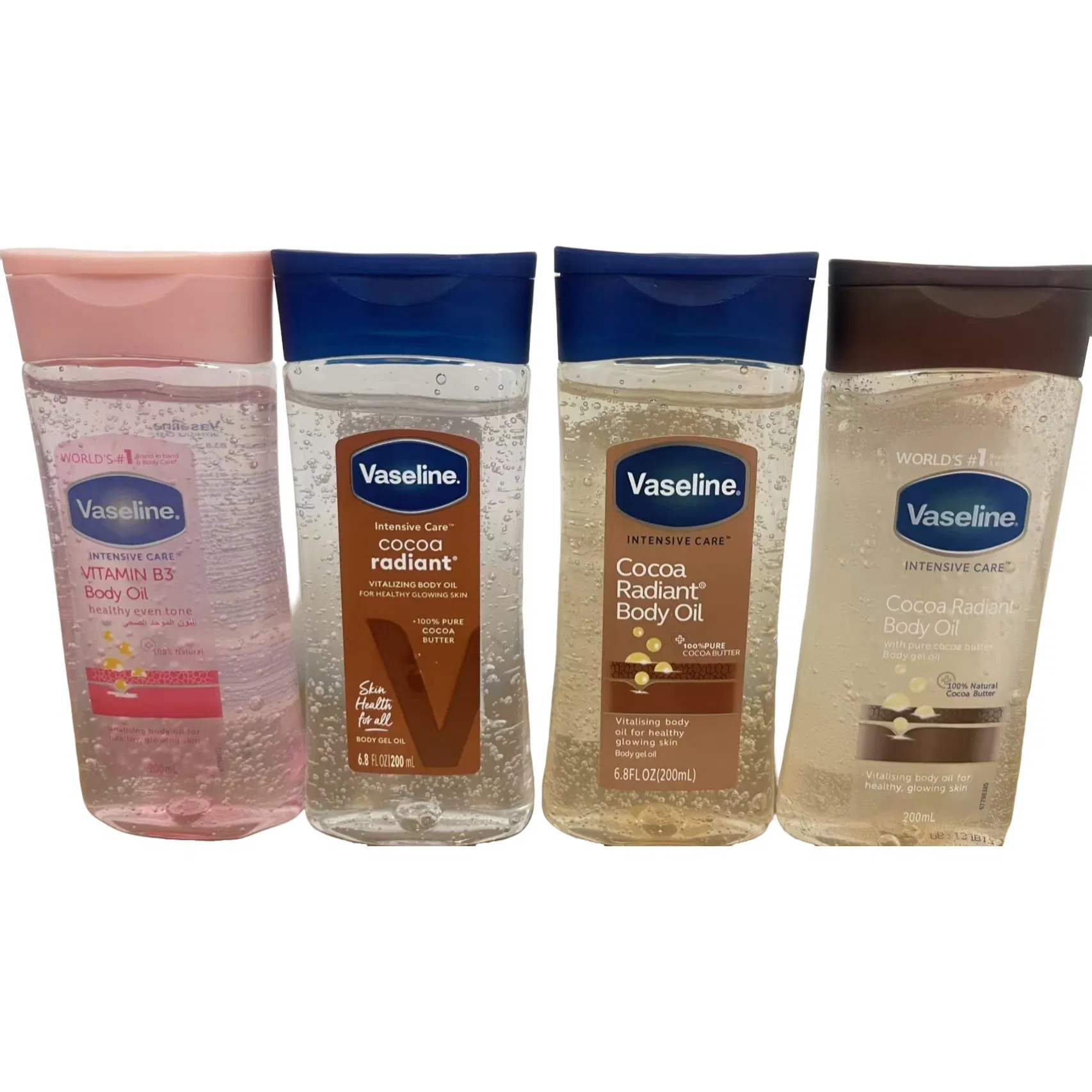 Stock 200ml Body Gel Oil Cocoa Rose Moisturizing Vaseline Oil