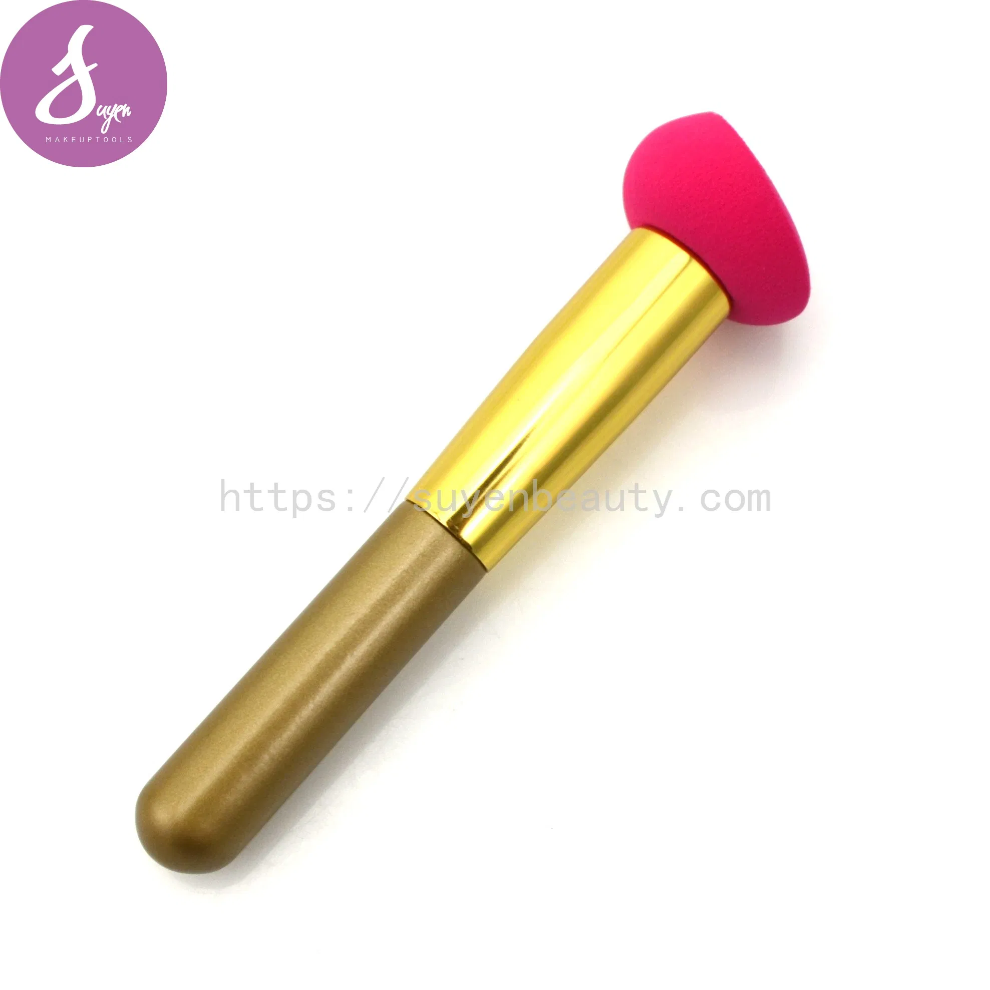 Customized Logo Long Handle Makeup Sponge Brush