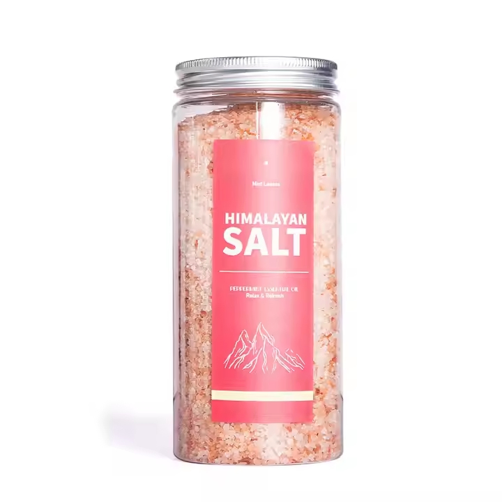 OEM Custom Natural Himalayan Sea Bath Salt Aromatherapy Lavender Rose Soak Relaxing SPA Shower Bath Salts