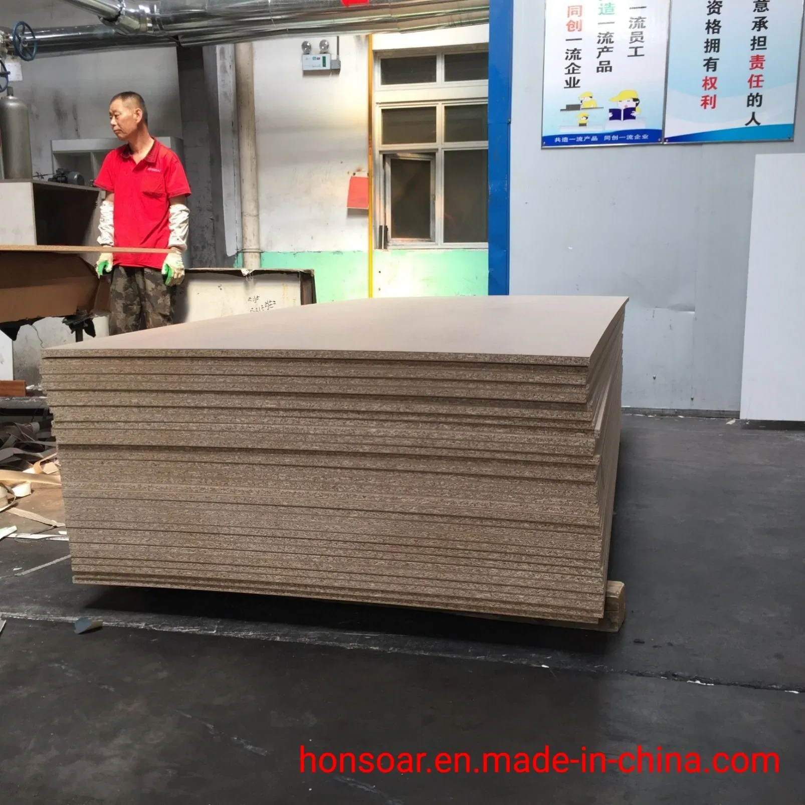 Melamine Particle Board with Different Colors for Furniture and Cabinet Used