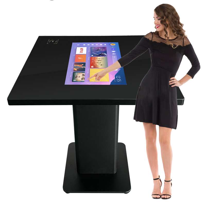 Waterproof Interactive Touchscreen Dining Table for Modern Restaurants