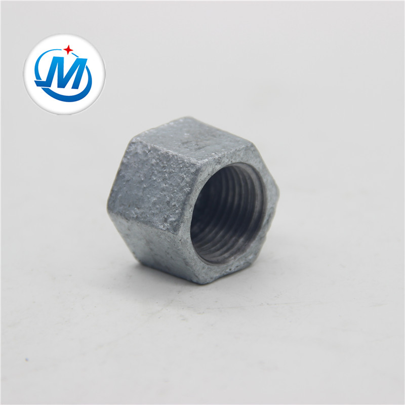 Mi DIN 2 Inch Female Thread Gas Connection End Hexagon Cast Iron Cap