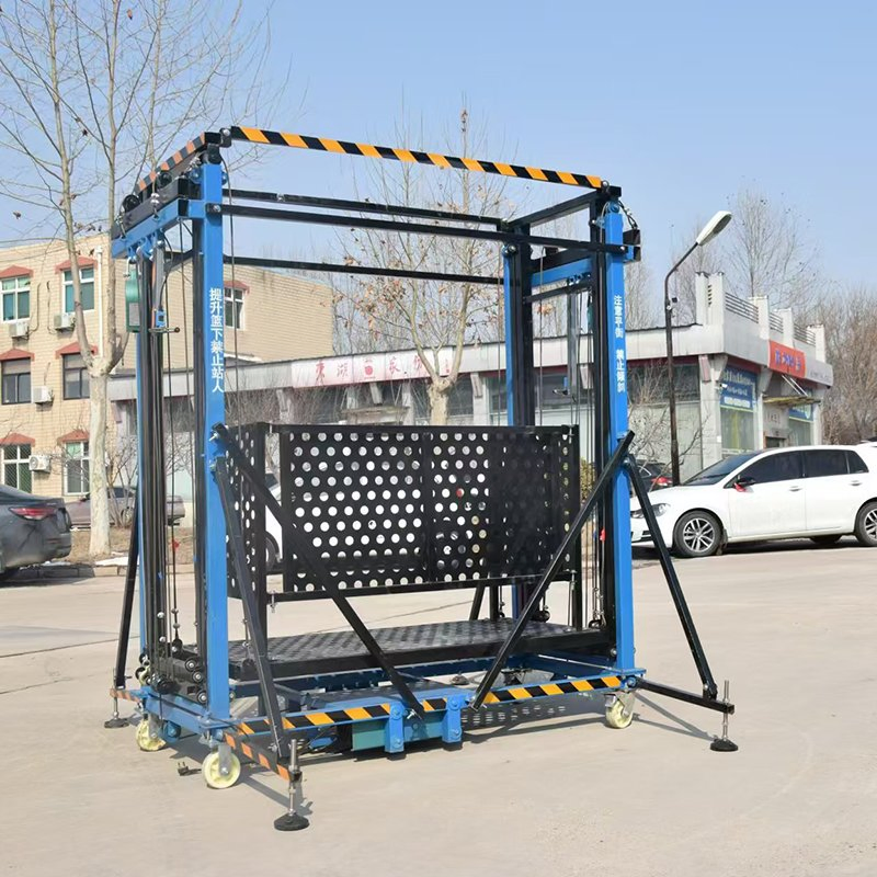 500kg Load Scaffold Tools Electric Scaffolding Lift Platform for Household Using