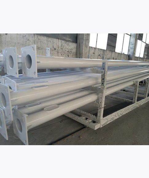 Galvanized Conical 8m Solar LED Street Lighting/Light Lamp Pillar/Post