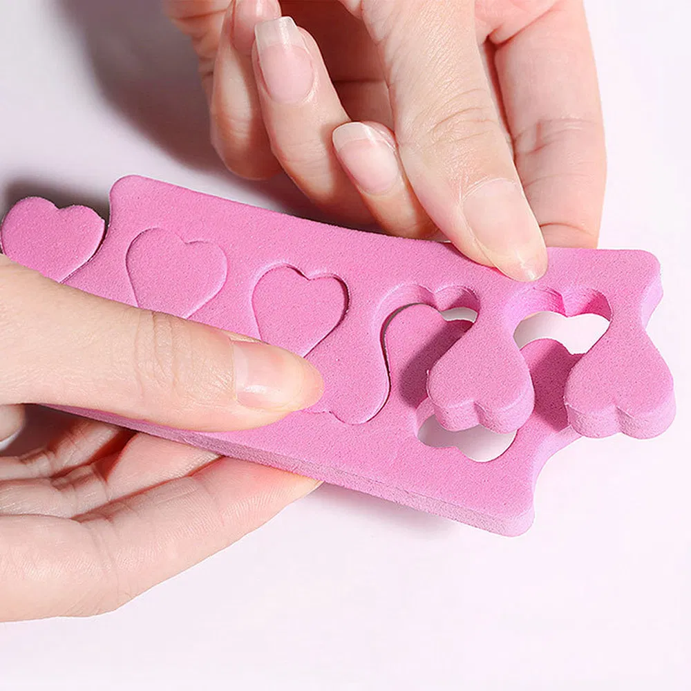 Disposable Toe Separator Art Toe Finger Stretcher Nail Polish Divide EVA Foam Toe Separator