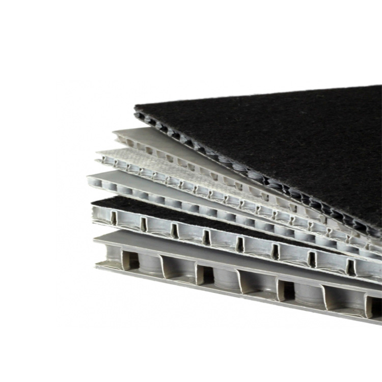 Recycled Triplex Three Layers Sandwich Composite Polypropylene PP Bubble Guard Honeycomb Core Panels for Plastic Packaging Board