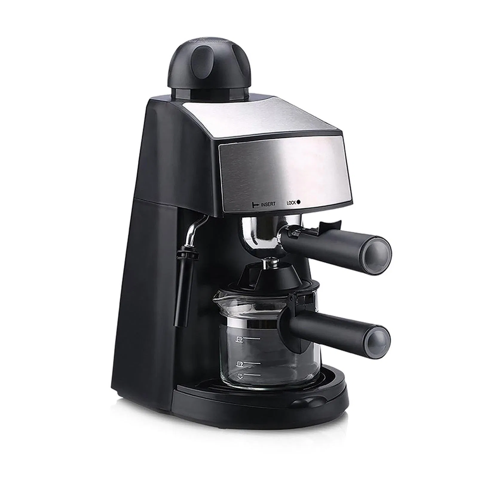 Compact 3.5bar Steam Espresso Maker for Perfect Brews