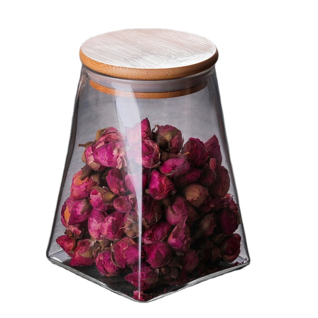 2023 Wholesale Fancy Custom Borosilicate Glass Food Storage Kitchen Jars