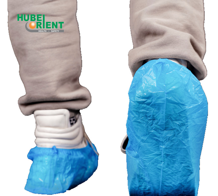 Disposable Waterproof CPE Plastic Shoe Cover Anti-Dust Odorless Free Size Colorful Shoe Cover