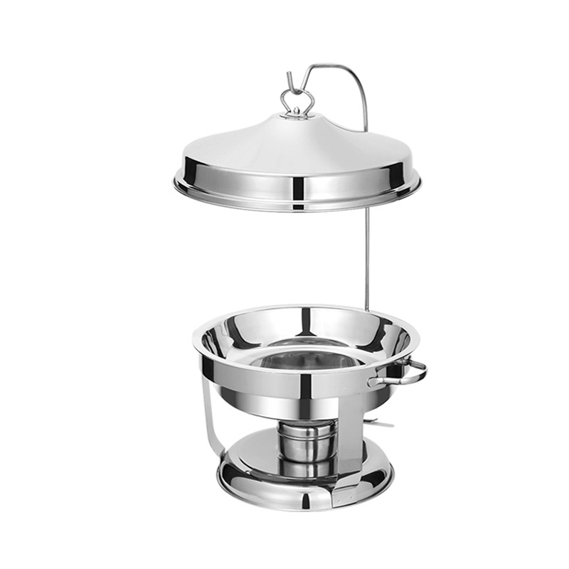 Premium Quality Stainless Steel Round Food Warmer Hanging Chafing Dish