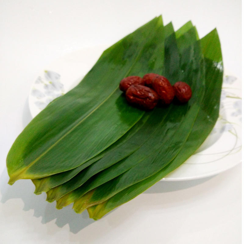 Biodegradable Disposable Dining Table Sushi Sushi Decoration Bamboo Leaf