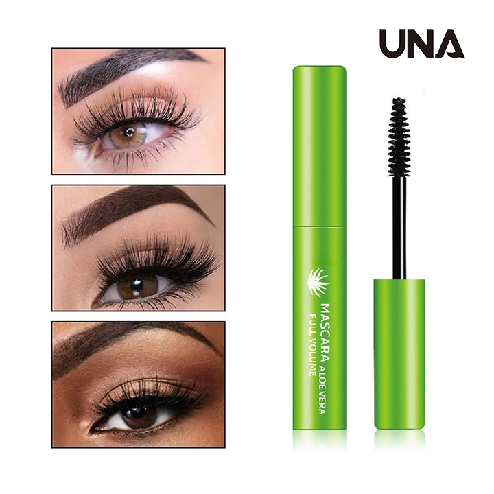 Aloe Vera Liquid Mascara with Waterproof Long-Lasting Curly Eyeliner Thick Eyelashes Lengthening Feature Chemical Ingredients