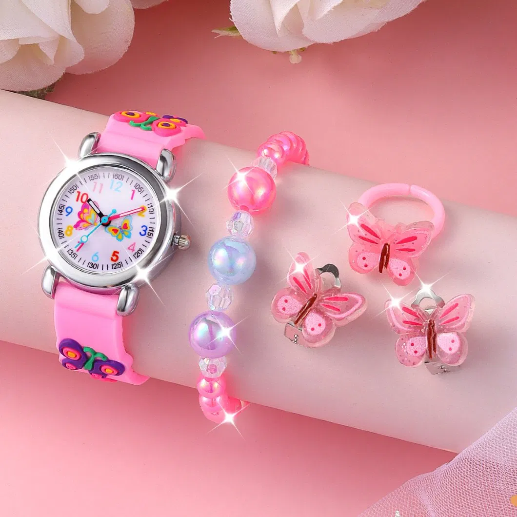 Pink Butterfly Watch Butterfly Accessories Cute Quartz Watch