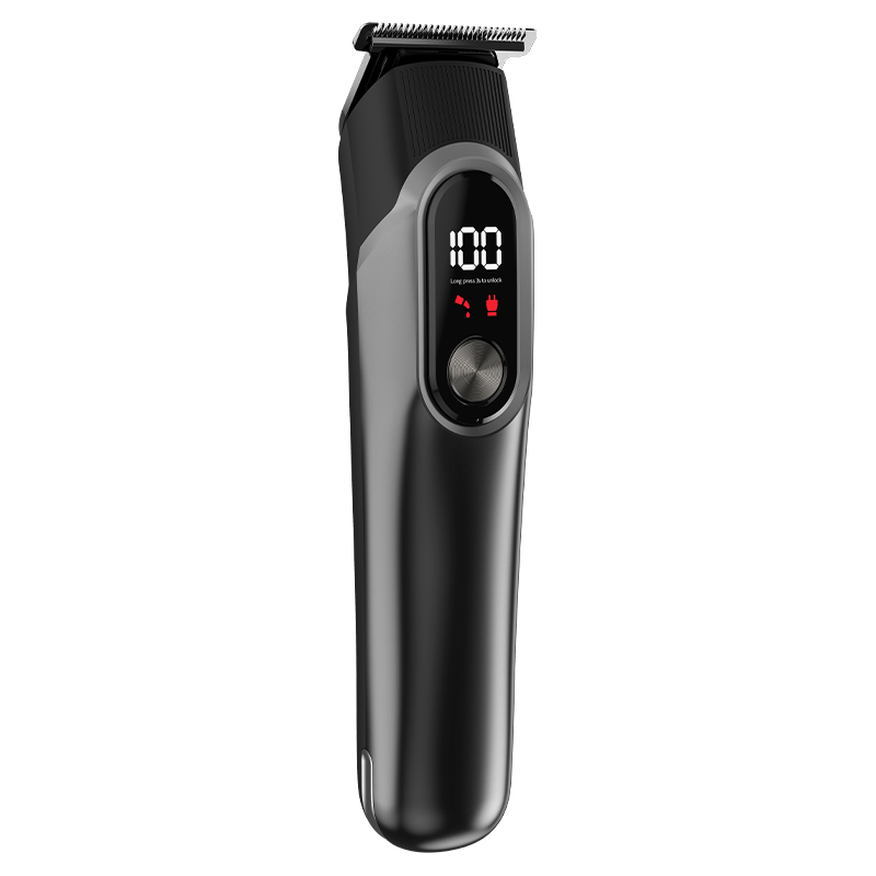 Professional Men's Cordless Electric Barber Hair Clipper LED Display T-Shaped Knife Detail Precision Beard Trimmer Hair
