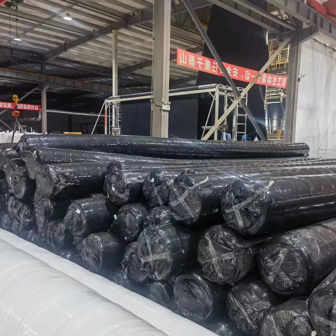 Black HDPE Geomembrane Liner for Aquaculture Pond Linings Protection