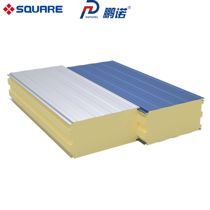 Square Insulated Panels Fire Resistant FM Approvals Cold Room PIR Sandwich Panels