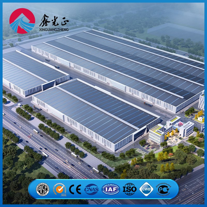 High Performance Adjustable Mechanical Pipe Hanging Equipment Metal Prefab/Prefabricated Steel Structure Multi-Story/High-Rise Office Building